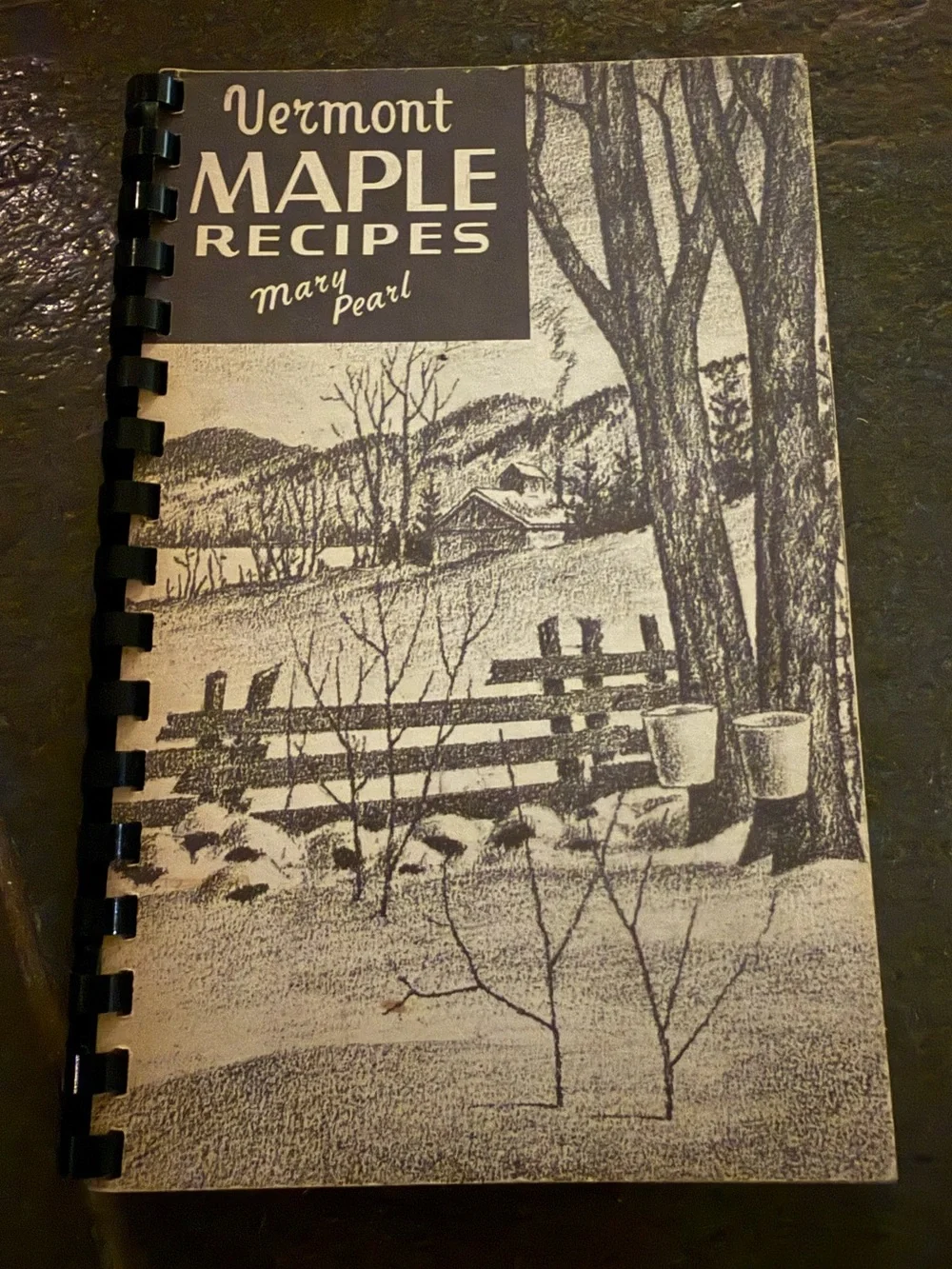 VTG Vermont Maple Recipes by — Black & Cream Cookbook